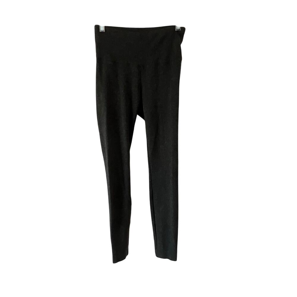 Runway Leggings WHBM Gray Stretch Knit Size 4 Short Ankle Casual Athleisure - Picture 2 of 9